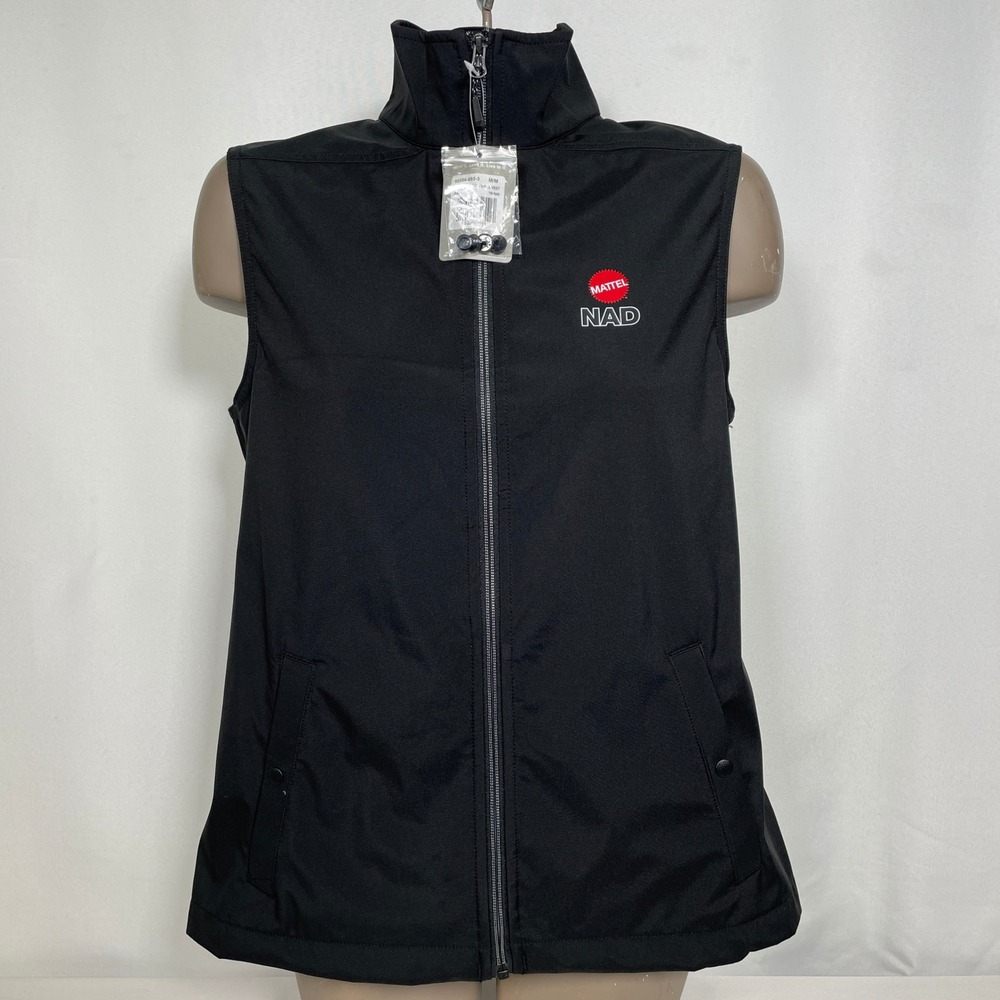 Mattel NAD Trimark Full Zip Black Softshell Heated Vest Women's MEDIUM NWT